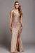 Main image of Sweetheart Neckline Sequin Prom Gown